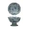 Hello Honey® 5.75" Blue & White Botanical Bliss Stoneware Bowl